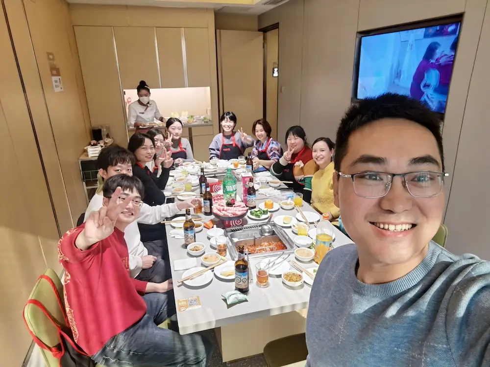 Team bonding over a celebratory hotpot dinner-1